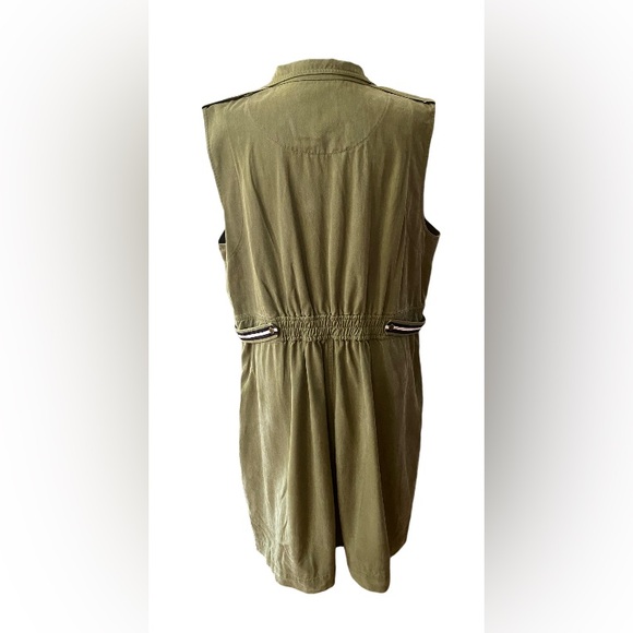 Plenty by Tracy Reese: Military Green Utility Dress - Picture 6 of 17